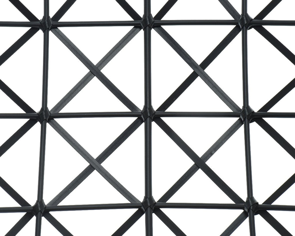  Bologna Hang-ei Wicker Zwart - Ø 95 X H 195 Cm