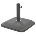  Parasolvoet Vierkant 25kg Grijs