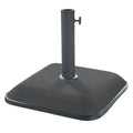  Parasolvoet Vierkant 25kg Zwart