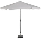  Platinum Middenstokparasol Antigua Volant Ø 300 Cm Lichtgrijs