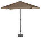  Platinum Middenstokparasol Antigua Volant Ø 300 Cm Taupe