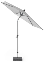  Platinum Middenstokparasol Riva Ø 250 Cm Lichtgrijs