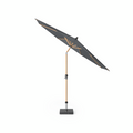  Platinum Stokparasol Riva Teak Look Ø 300 Cm Antraciet