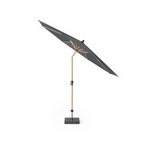  Platinum Stokparasol Riva Teak Look Ø 300 Cm Antraciet
