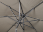  Platinum Stokparasol Riva Teak Look Ø 300 Cm Taupe