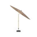  Platinum Stokparasol Riva Teak Look Ø 300 Cm Taupe
