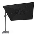  Platinum Zweefparasol Challenger T² 300 X 300 Cm Zwart