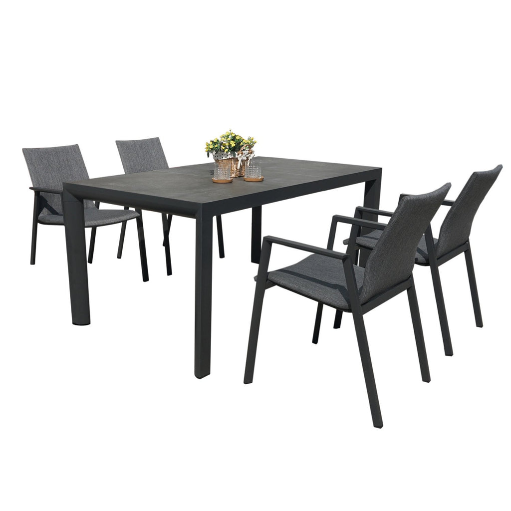  Royal Seasons ALORA Dining Set Met 4 Stoelen