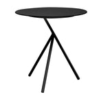  Royal Seasons Aluminium Bijzettafel Zwart - Ø 52 X H 52 Cm