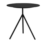  Royal Seasons Aluminium Bijzettafel Zwart - Ø 52 X H 52 Cm
