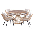  Royal Seasons COCOON Dining Set 4p Naturel