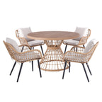  Royal Seasons COCOON Dining Set 4p Naturel