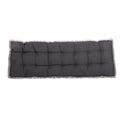  Palletkussen RAFFELED Dark Grey - 120 X 40 X 8 Cm