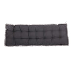  Palletkussen RAFFELED Dark Grey - 120 X 40 X 8 Cm