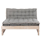  Palletkussen RAFFELED Khaki - 120 X 40 X 8 Cm