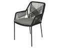  Seville Tuinstoel Zwart - 63 X 57 X 85 Cm